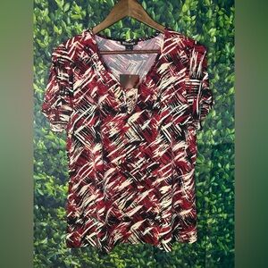 Stylish Multicolor Patterned Blouse